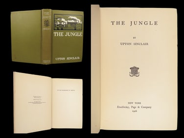 The Jungle – Upton Sinclair, 1906 1st Ed Issue
