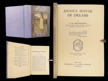 Anne's House of Dreams – L.M. Montgomery, 1917 First Edition | Pictorial Binding
