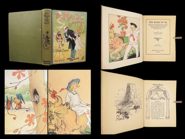 The Magic of Oz | L. Frank Baum, 1919 – First Popular Edition, Color Plates