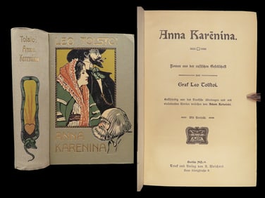 Anna Karenina – Leo Tolstoy, ca.1925 German Edition | Weichert, Berlin