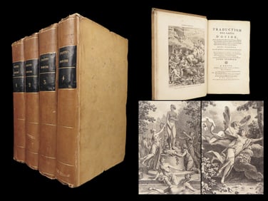 Traduction des Fastes d'Ovide – Ovid, 1783 First French Edition | Illustrated 4 Vols