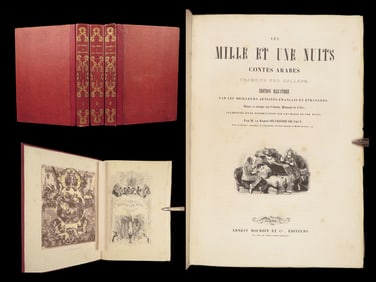 Les Mille et Une Nuits – Galland 1840 | French Arabian Nights, Illustrated