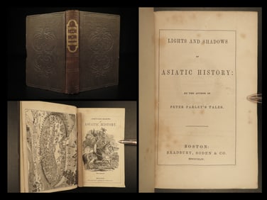 1844 ASIA China India Persia Marco Polo Genghis Khan Civil War Walcott OWNED