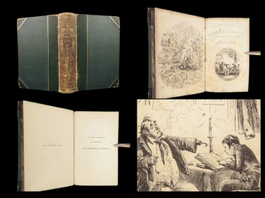 1848 Charles Dickens 1st edition Dombey & Son | English Literature Phiz
