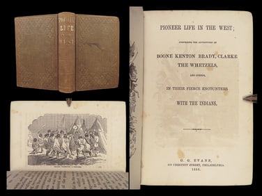 Pioneer Life in the West – John Frost, 1858 | Indian Battles, Illustrated Edition
