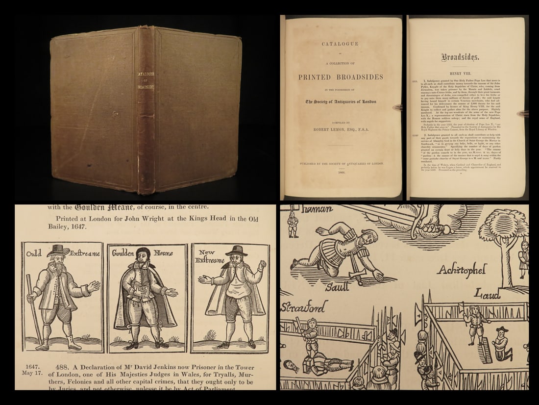 1866 Broadsides 1ed Society of Antiquaries America Poems Pope Indulgences Negros: 1866 Broadsides 1ed Society of Antiquaries America Poems Pope Indulgences Negros The Society of Antiquaries of London is a notable society focused on teaching important historical antiquities of Engla