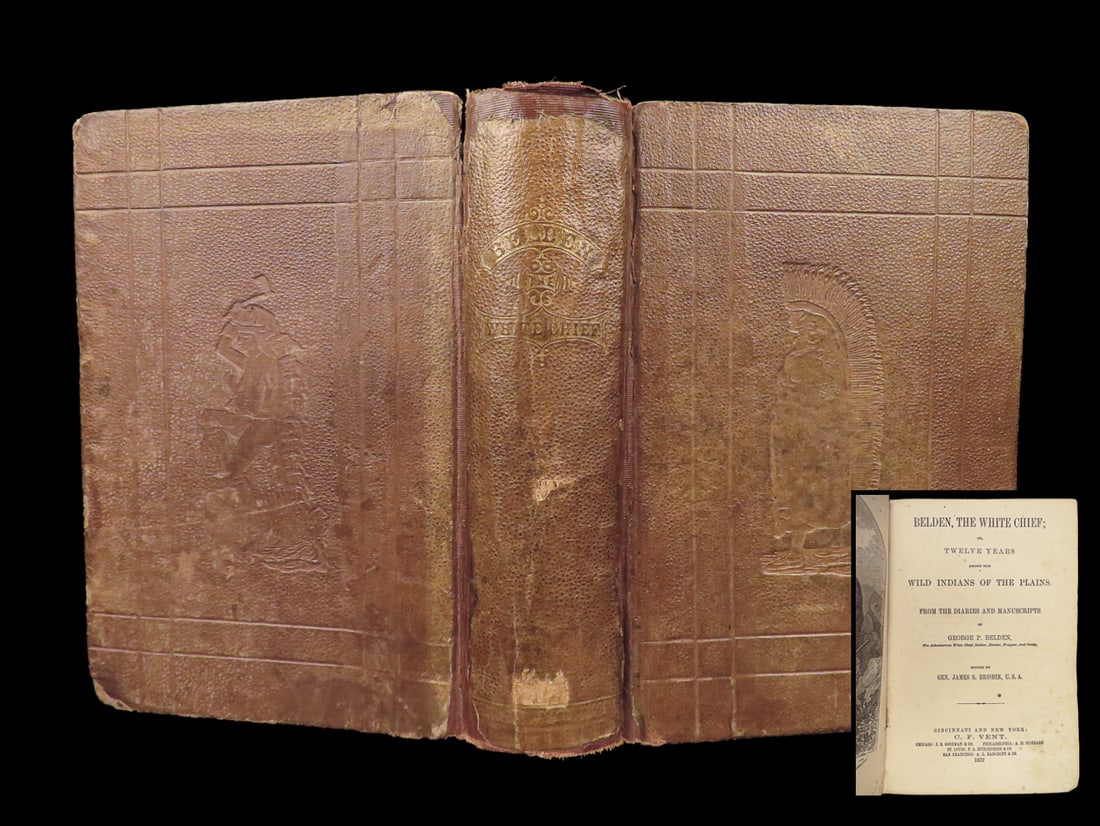 1872 Dakota Plains INDIANS Belden The White Chief Native American Illustrated (1 of 10)