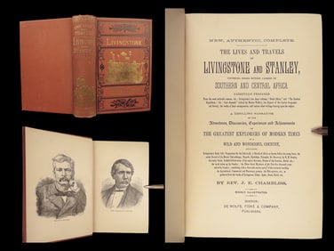 Lives and Travels of Livingstone and Stanley – Chambliss, 1881 | Illustrated Cloth