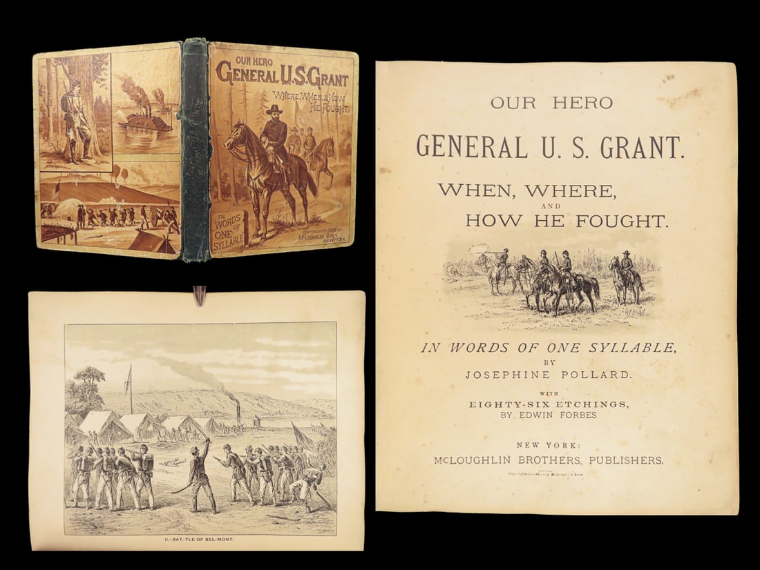U.S. Grant – 1885 1st Ed by Pollard, 86 Etchings (1 of 10)