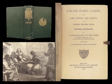 Uncle Tom’s Cabin – Harriet Beecher Stowe, 1886 | Illustrated Houghton Printing