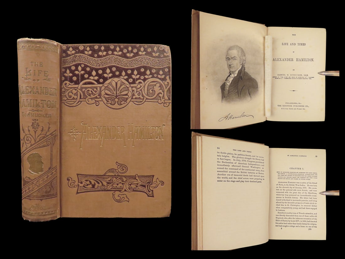 Life & Times of Alexander Hamilton | 1890, American Historical Biography (1 of 10)