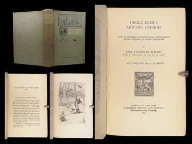 Uncle Remus and His Friends – Joel Chandler Harris, 1893 First Edition | Illustrated