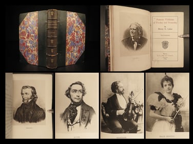1899 Famous Violinists Classical VIOLIN MUSIC Paganini Mozart Handel Haydn Bach