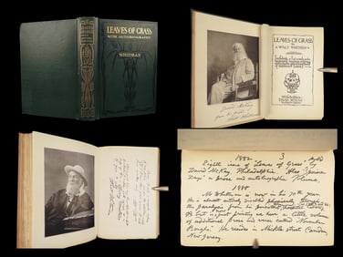 1900 Leaves of Grass by Walt Whitman | RARE American Literature Scandal