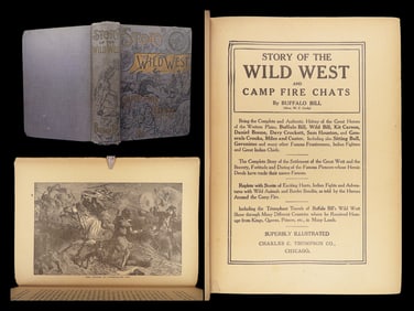 Story of the Wild West – Buffalo Bill, 1902 | Illustrated | Native American Indians