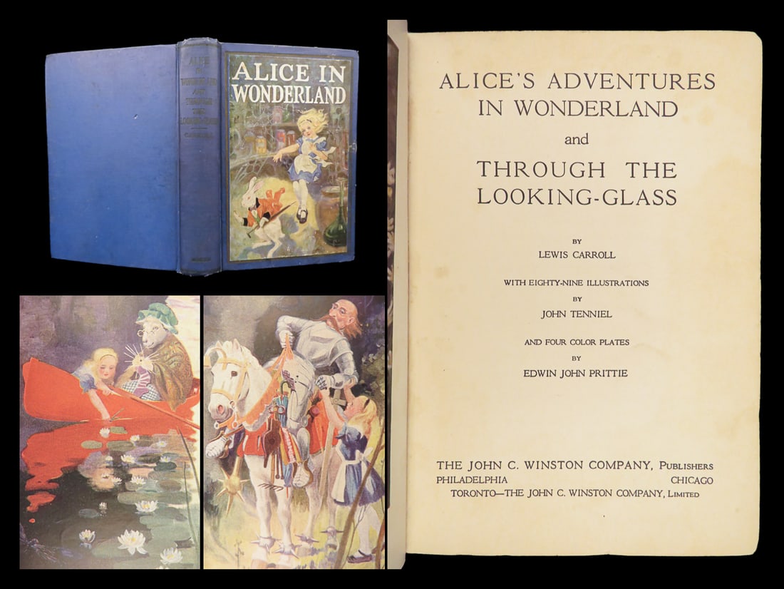 Alice’s Adventures in Wonderland – Lewis Carroll, ca.1923 First Edition | Tenniel and Edwin John (1 of 10)