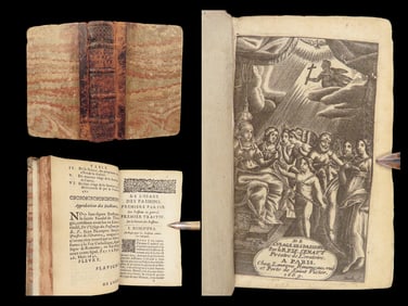 De l’usage des passions – Jean François Senault, 1669 Paris Leather Binding