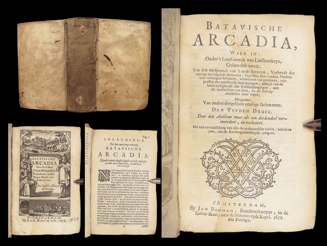 Batavische Arcadia – Johan van Heemskerk – 1678 | Dutch Arcadian Poetry (1 of 10)