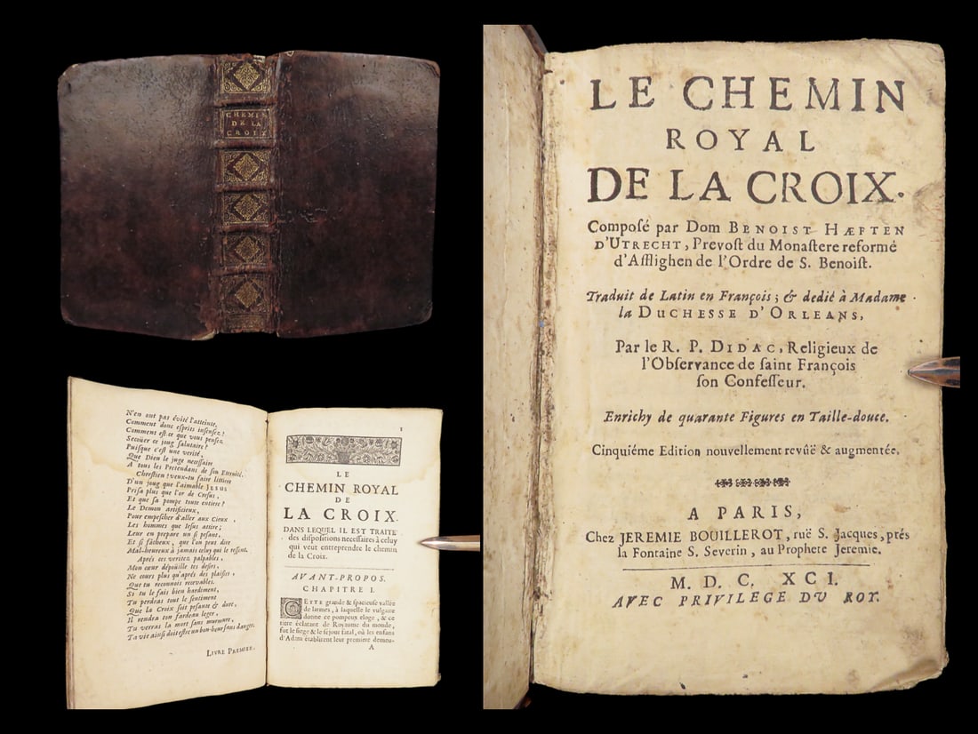 Le Chemin Royal de la Croix – Benoît Haeften – 1691 | Illustrated Bible Scenes (1 of 10)
