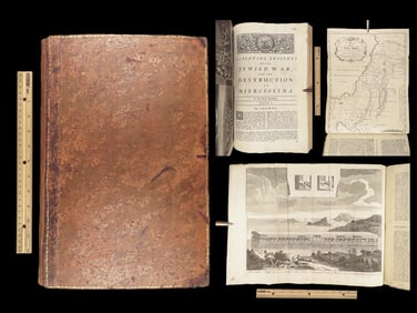 The Works of Flavius Josephus – 1733 | English Folio, Antiquities of the Jews