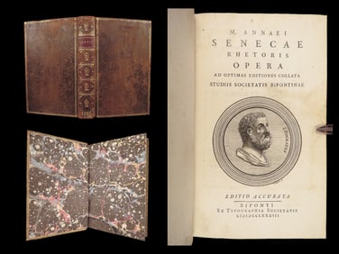 M. Annaei Senecae Rhetoris Opera – Seneca the Elder, 1783 Bipont Edition