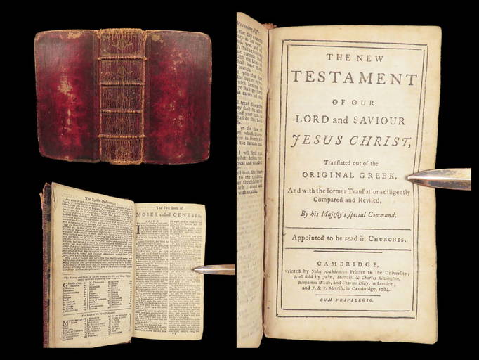 Holy Bible Book With Commentary Of Matthew Henry