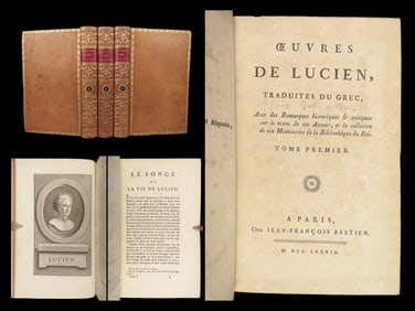 Works de Lucien de Samosata – 1789 | Dialogues of the Gods | French