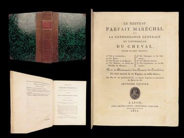 Le Nouveau parfait mare?chal – Garsault, 1811 Lyon Edition | 50 Plates Manual