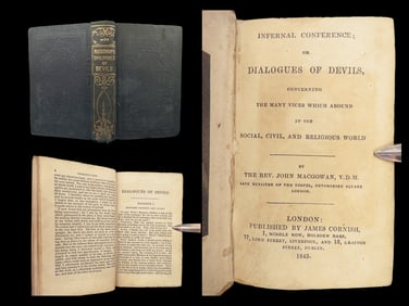 Infernal Conference – John MacGowan, 1843 London Edition | Dialogues of Devils