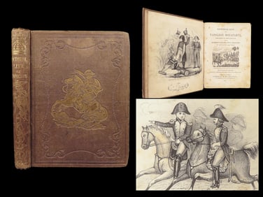 Pictorial Life of Napoleon Bonaparte – William V. Moore, 1845 | Early Juvenile History