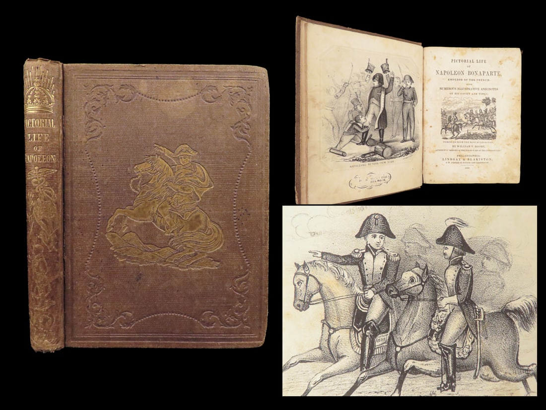 Pictorial Life of Napoleon Bonaparte – William V. Moore, 1845 | Early Juvenile History (1 of 10)