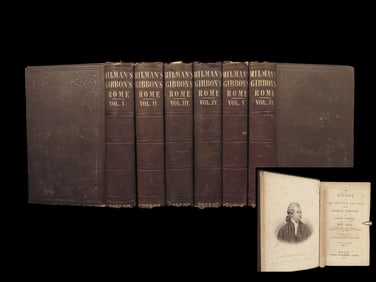 The Decline and Fall of the Roman Empire – Edward Gibbon – 1854 | 6 Vol Set