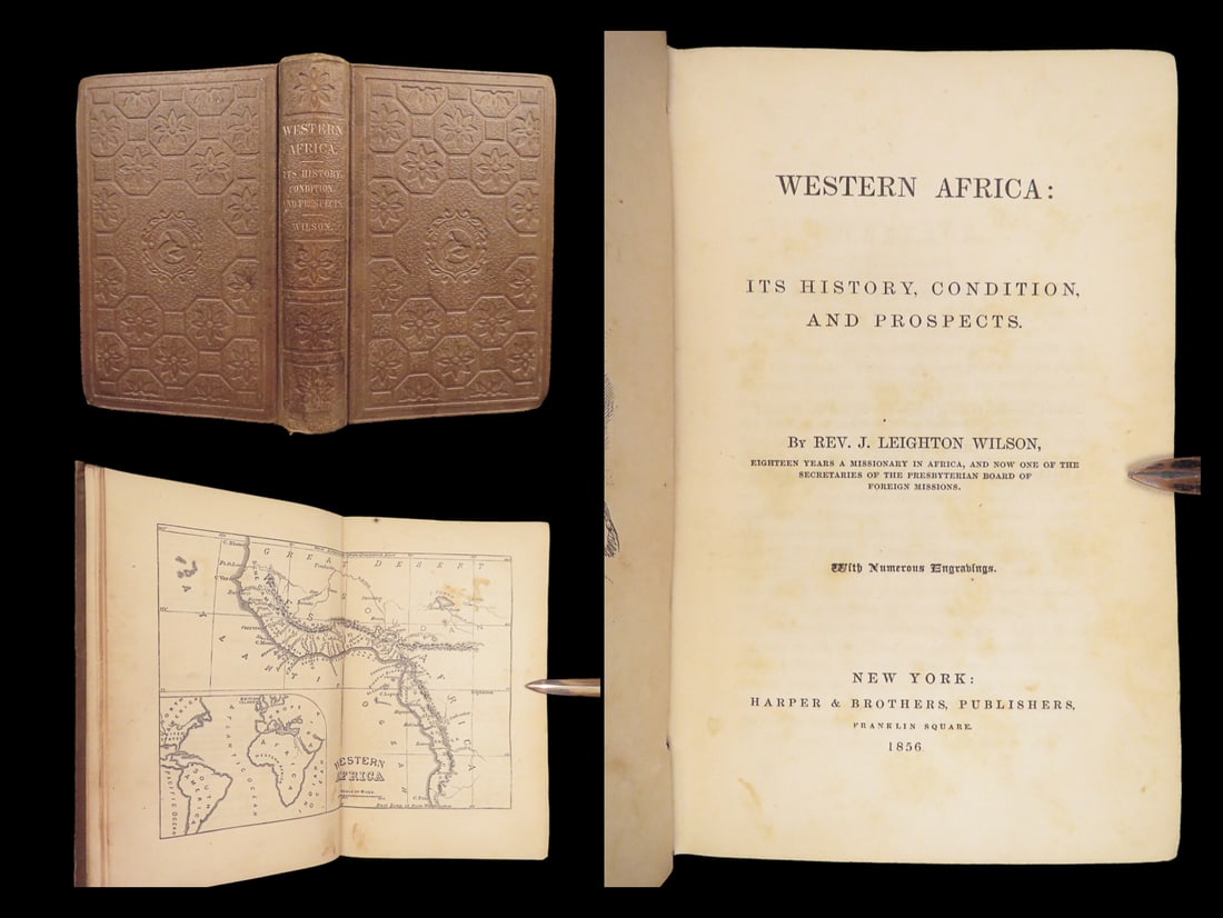 Western Africa – J. Leighton Wilson – 1856 | Colonial Voyages & Slavery Survey (1 of 10)