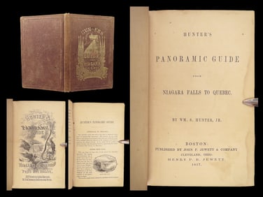 Hunter’s Panoramic Guide – W. S. Hunter Jr., 1857 | Illustrated Canadian Route Book