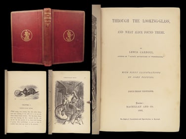 Through the Looking-Glass – Lewis Carroll, 1883 53rd Thousand | Tenniel Illustrated