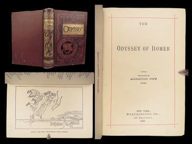 The Odyssey of Homer – Homer, 1887 Edition | Pope & Buckley