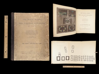 The Royal Tombs – Flinders Petrie, 1901 First Edition | Egypt Exploration Fund