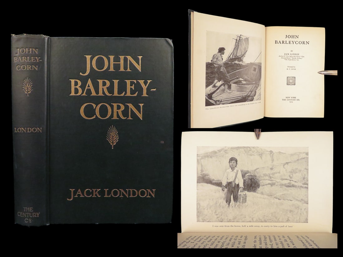 John Barleycorn | Jack London, 1913 – First Edition | American Drinking Culture (1 of 10)
