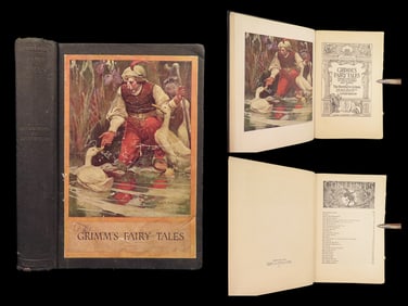 Grimm’s Fairy Tales – Grimm, 1917 | Louis Rhead Illustrated, Sleeping Beauty