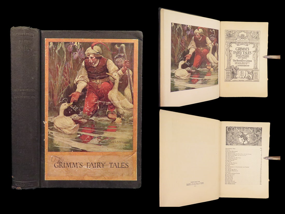 Grimm’s Fairy Tales – Grimm, 1917 | Louis Rhead Illustrated, Sleeping Beauty (1 of 10)