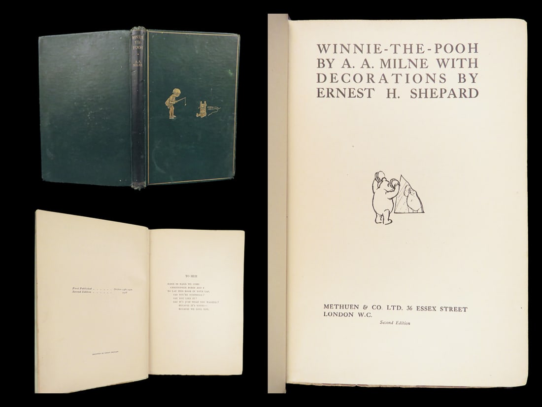 Winnie-the-Pooh - A.A. Milne, 1926 | Second Edition (1 of 9)