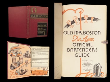 Old Mr. Boston Bartender’s Guide – Leo Cotton, 1935 1st Edition | Post-Prohibition