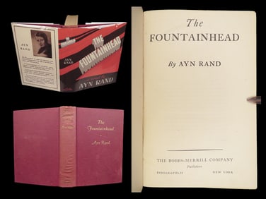 The Fountainhead – Ayn Rand, 1943 | Early Year Printing with Facsimile DJ