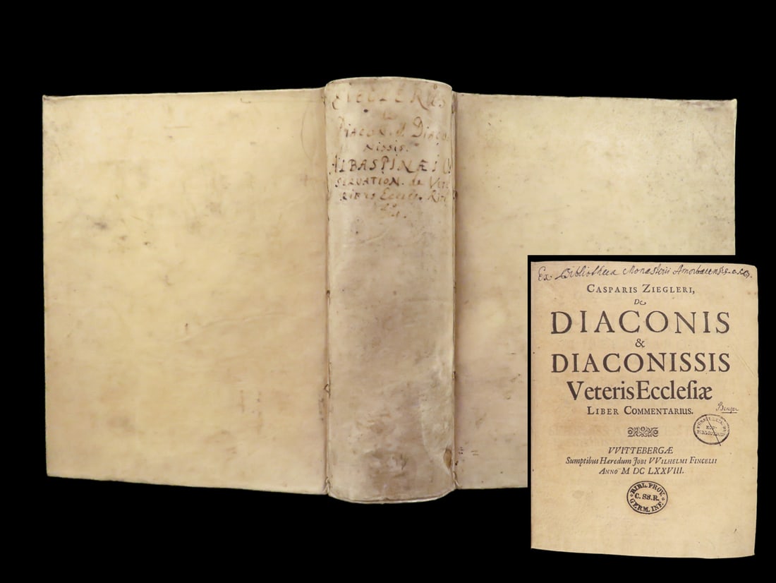 Deacons & Church Rituals | Ziegler & L’Aubespine, 1672-1678 – Latin, Vellum (1 of 10)