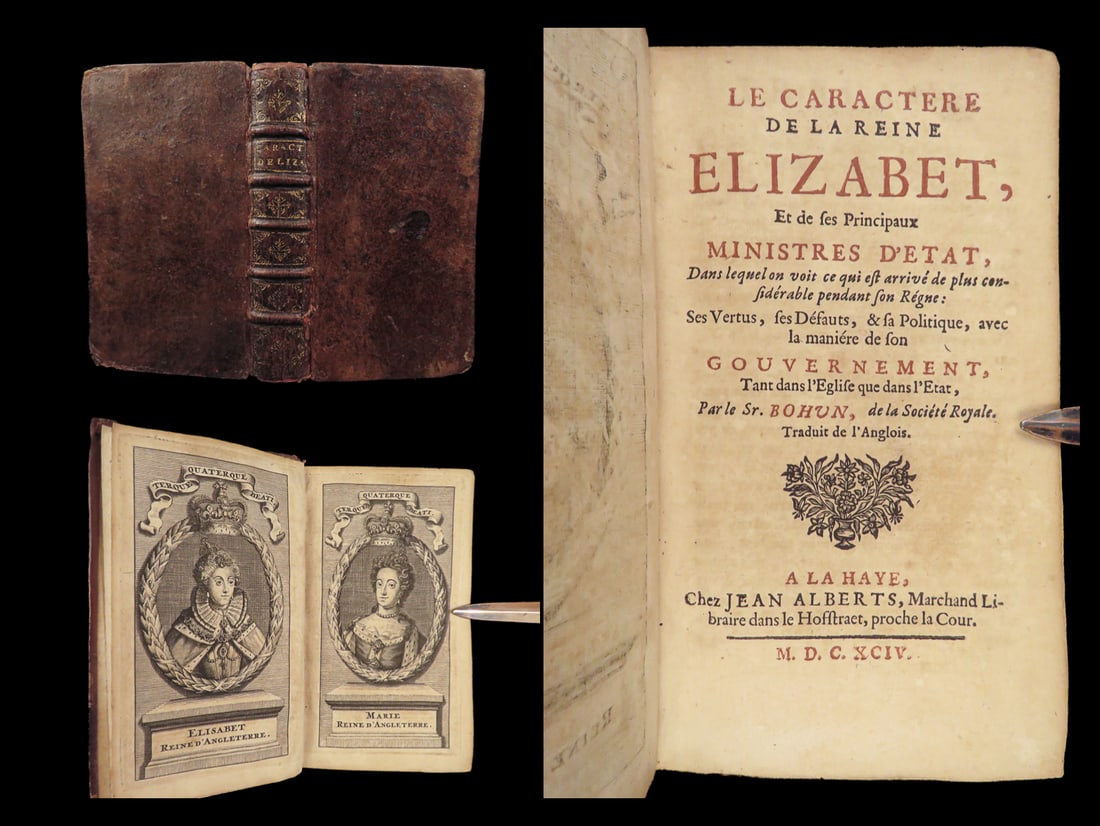 Caractère de la Reine Elizabeth – Bohun, 1694 | French Historical Biography (1 of 10)