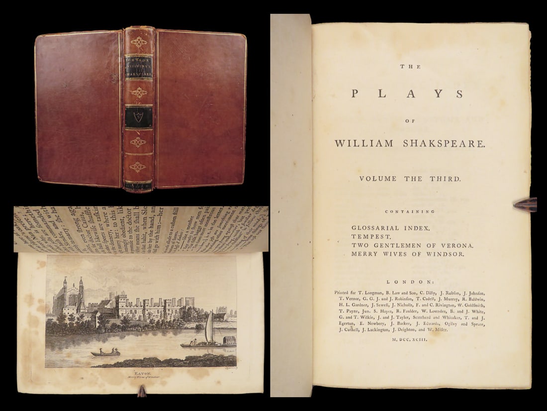 The Plays of William Shakespeare – 1793 | Samuel Johnson edition | Vol 8 (1 of 10)