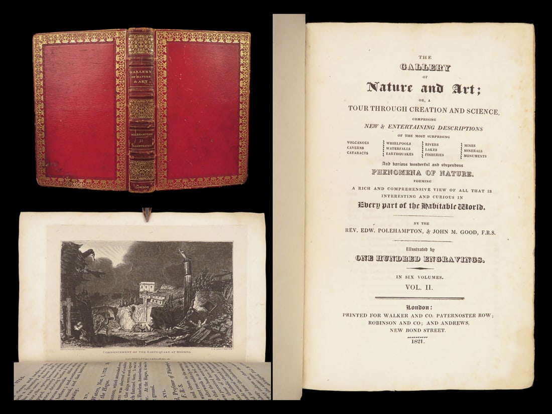 The Gallery of Nature and Art – Polehampton & Good, 1821 Vol II | 17 Plates (1 of 10)