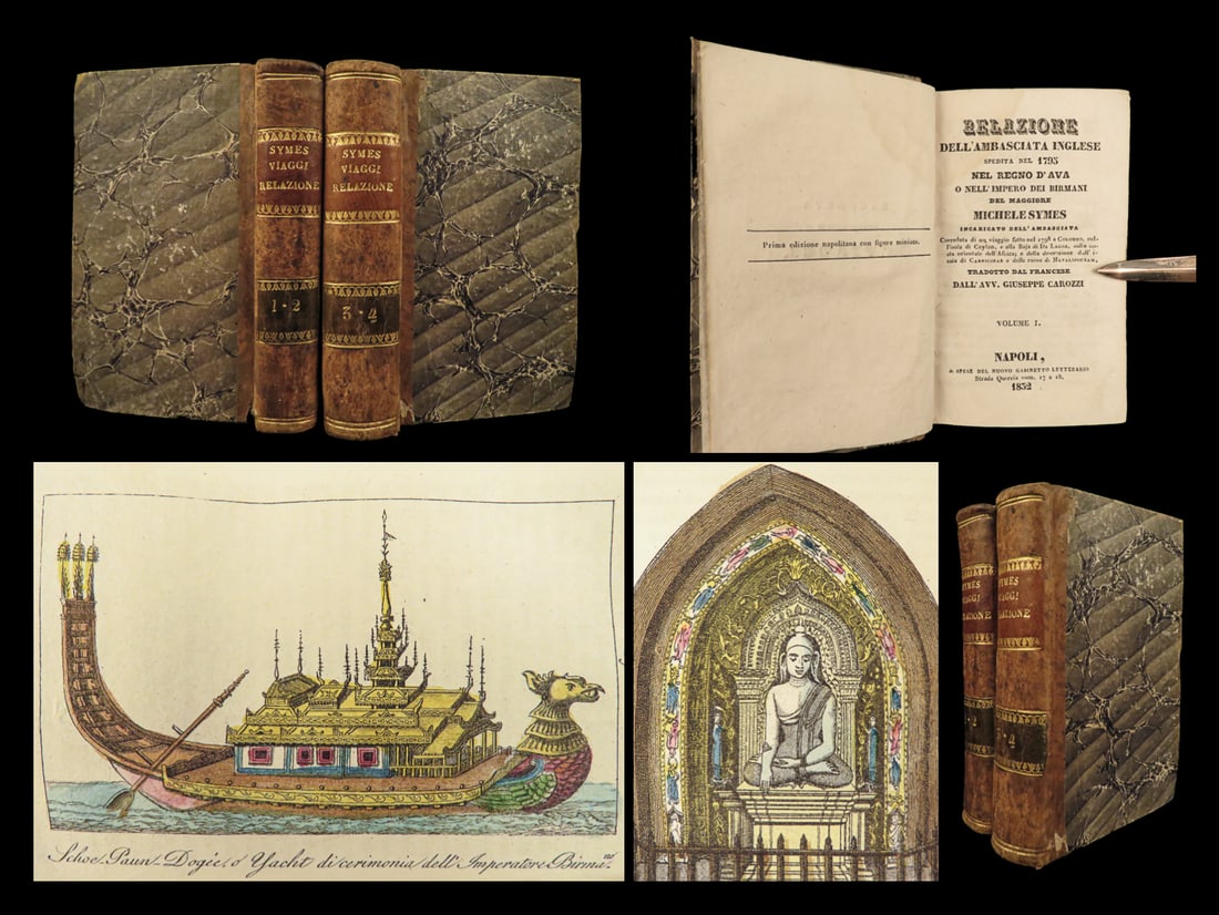 1832 Symes Kingdom of Ava BURMA Burmese Diplomacy India Rangoon Customs Irawaddy (1 of 20)