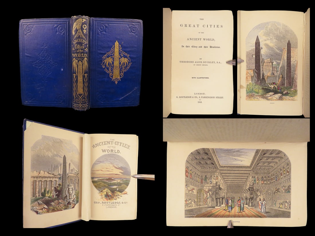 The Great Cities of the Ancient World | Buckley, 1852 – First edition, Illustrated (1 of 10)