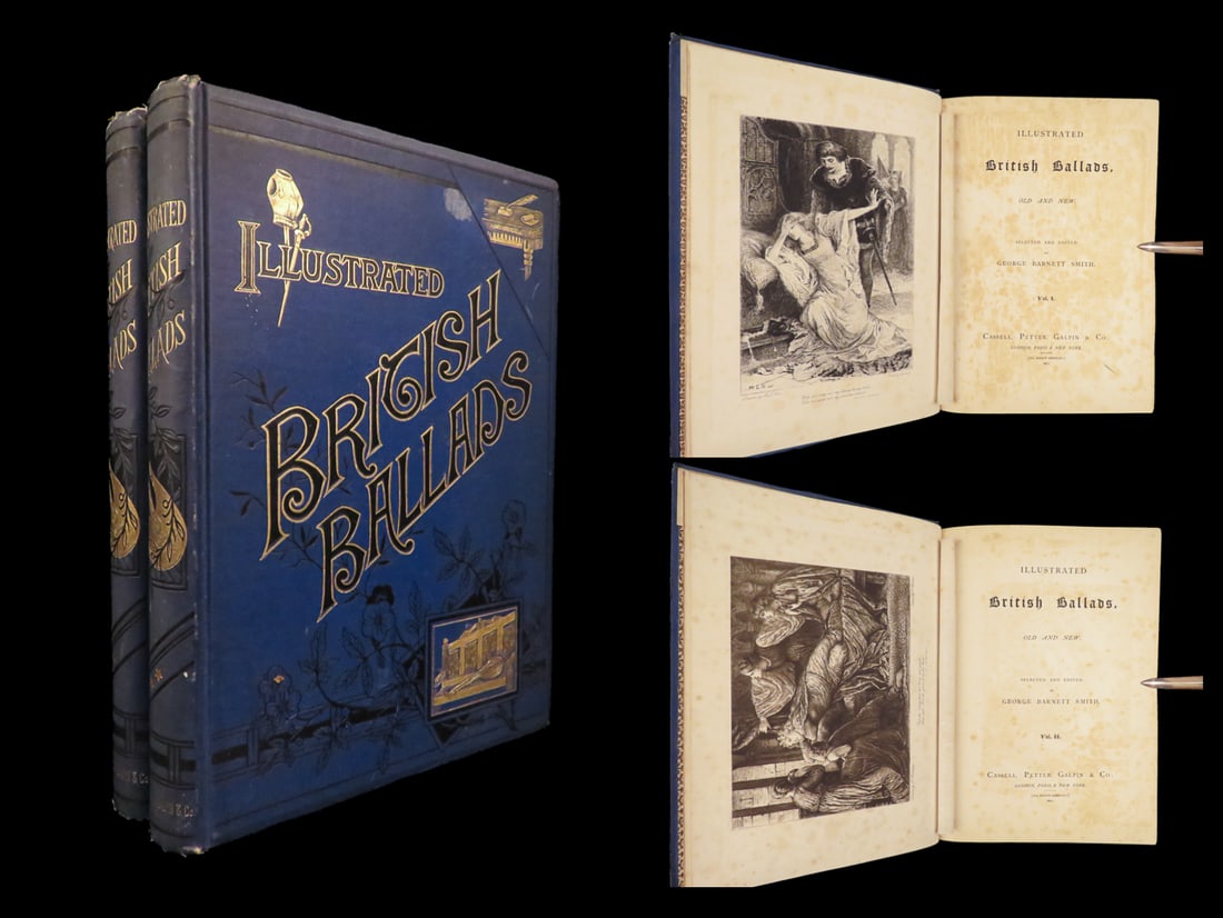 Illustrated British Ballads – G.B. Smith, 1881 First Edition | Victorian Folklore (1 of 10)